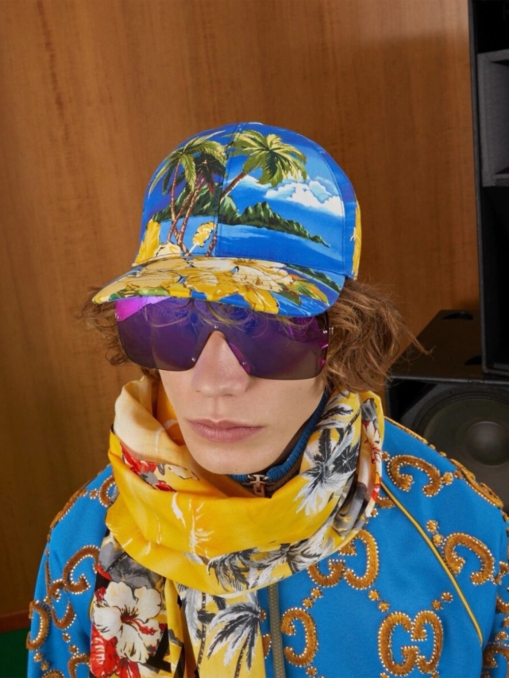 Gucci Hawaiian Palm Trees Hat Cap M - Picture 12 of 12